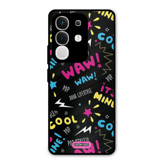 Paper Pop Vivo T4x Mobile Back Cover - Aesthetic PrintShield Case