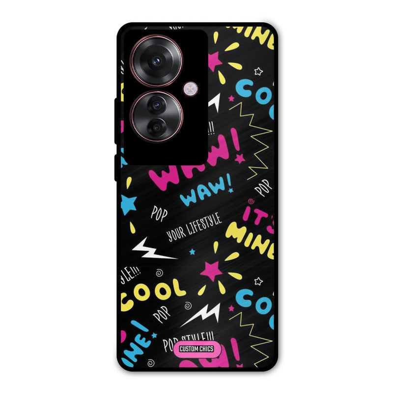 Paper Pop Oppo F25 Pro Mobile Back Cover - Aesthetic PrintShield Case