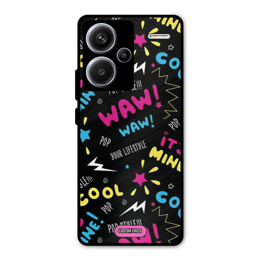 Paper Pop Redmi Note 13 Pro Plus Mobile Back Cover - Aesthetic PrintShield Case
