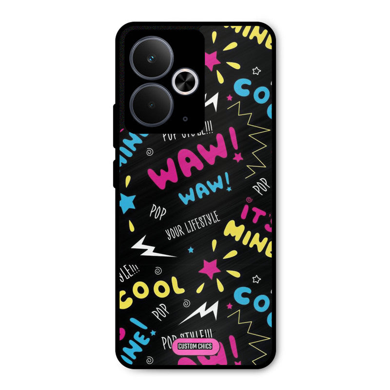 Paper Pop Realme 14T Mobile Back Cover - Aesthetic PrintShield Case