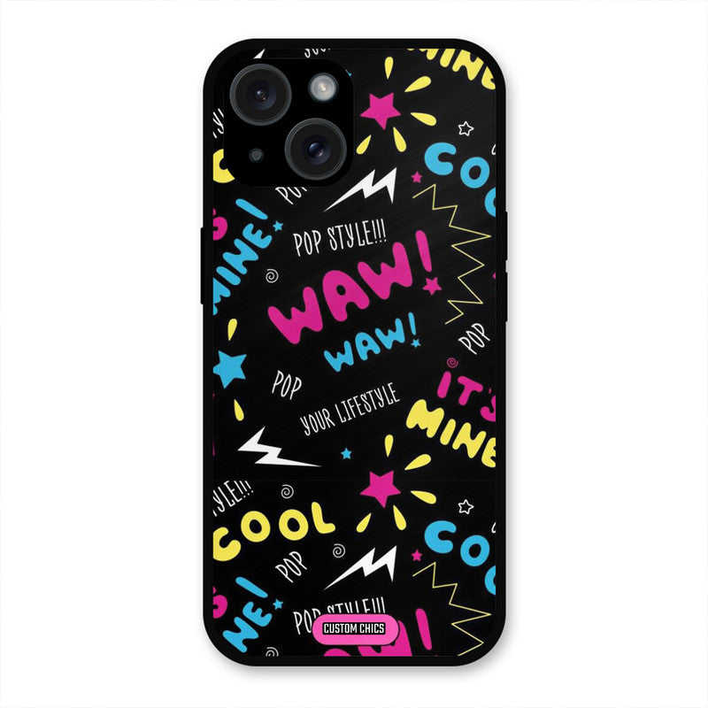 Paper Pop iPhone 15 Mobile Back Cover - Aesthetic PrintShield Case