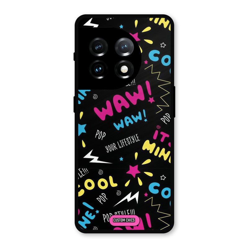 Paper Pop OnePlus 11 Mobile Back Cover - Aesthetic PrintShield Case