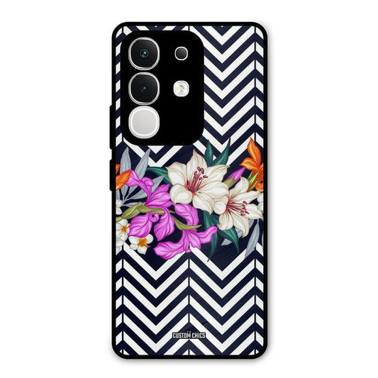 Pattern Flower Vivo T4x Mobile Back Cover - Aesthetic PrintShield Case