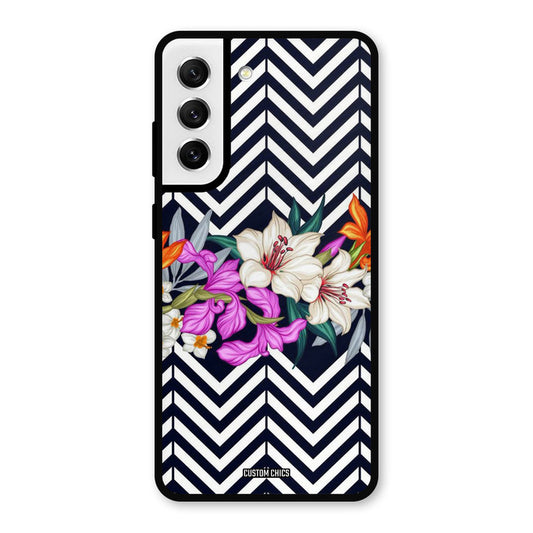 Pattern Flower Samsung Galaxy S21 FE 5G Mobile Back Cover - Aesthetic PrintShield Case