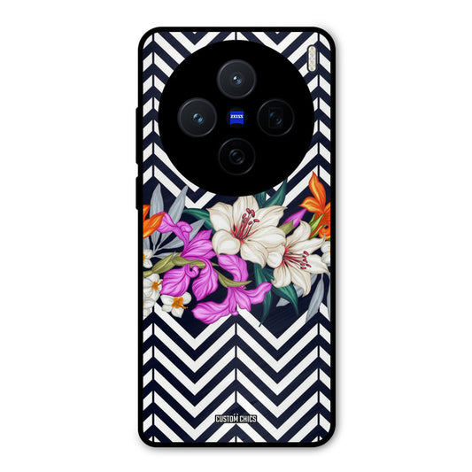 Pattern Flower Vivo X200 Mobile Back Cover - Aesthetic PrintShield Case