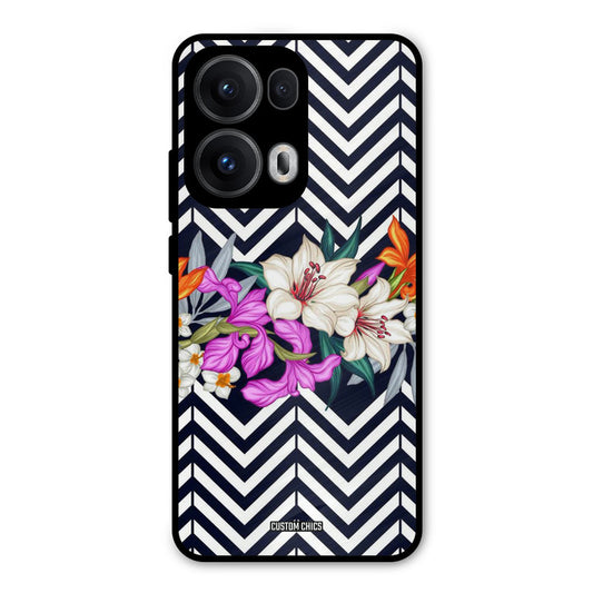 Pattern Flower Oppo Reno 13 Pro 5G Mobile Back Cover - Aesthetic PrintShield Case