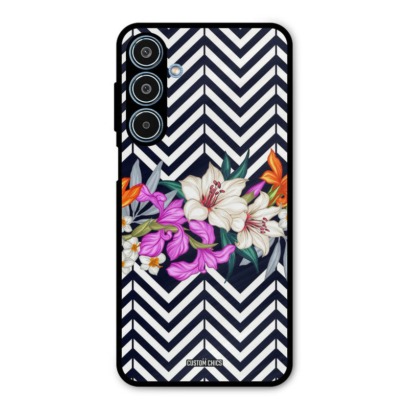 Pattern Flower Samsung Galaxy M35 5G Mobile Back Cover - Aesthetic PrintShield Case