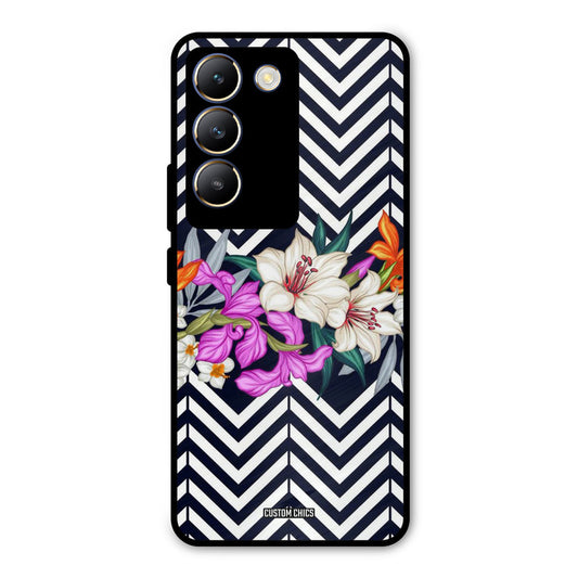 Pattern Flower Vivo Y200e Mobile Back Cover - Aesthetic PrintShield Case