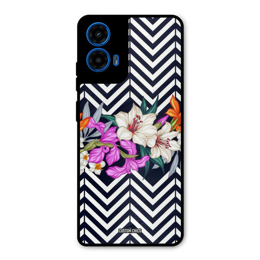 Pattern Flower Moto G45 Mobile Back Cover - Aesthetic PrintShield Case