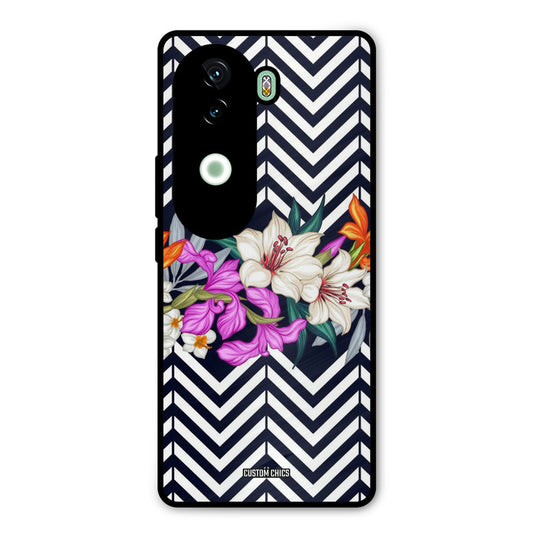 Pattern Flower Vivo V40e Mobile Back Cover - Aesthetic PrintShield Case