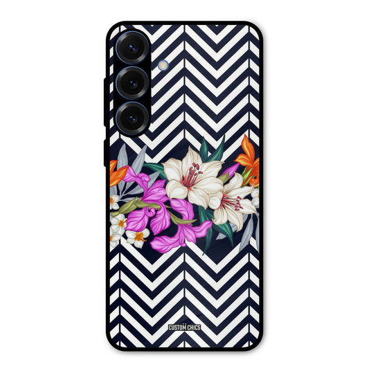 Pattern Flower Samsung Galaxy S25 Plus Mobile Back Cover - Aesthetic PrintShield Case
