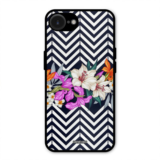 Pattern Flower iPhone 16e Mobile Back Cover - Aesthetic PrintShield Case