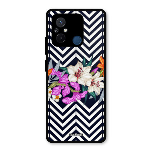 Pattern Flower Redmi 12c Mobile Back Cover - Aesthetic PrintShield Case