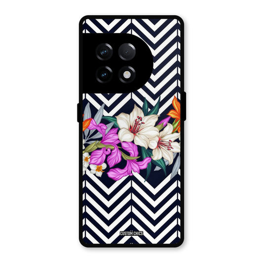 Pattern Flower OnePlus 11R Mobile Back Cover - Aesthetic PrintShield Case