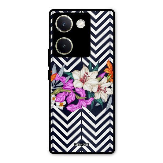 Pattern Flower Vivo Y200 Pro Mobile Back Cover - Aesthetic PrintShield Case