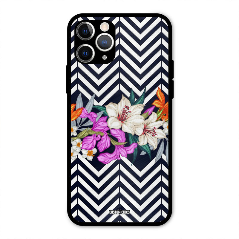 Pattern Flower IPhone 11 Pro Max Mobile Back Cover - Aesthetic PrintShield Case
