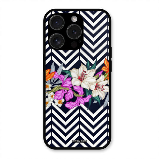 Pattern Flower iPhone 15 Pro Max Mobile Back Cover - Aesthetic PrintShield Case