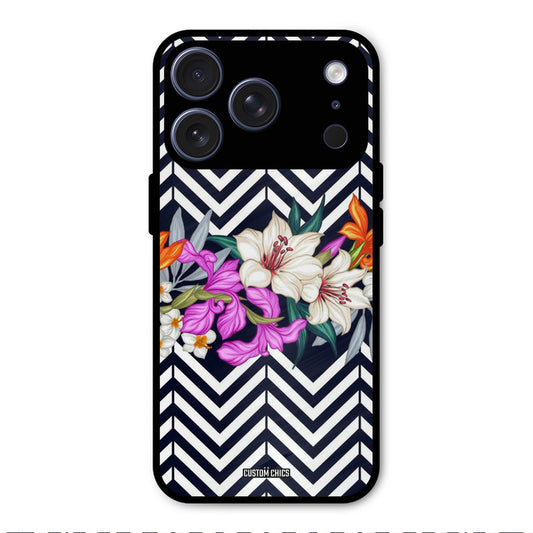 Pattern Flower iPhone 17 Pro Max Mobile Back Cover - Aesthetic PrintShield Case