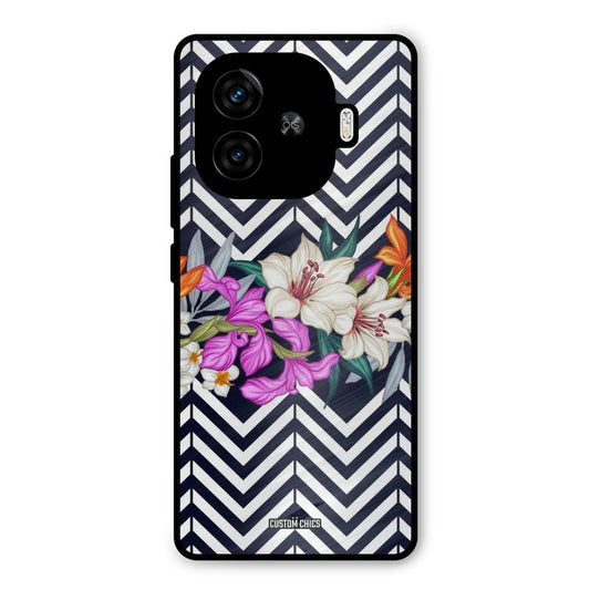 Pattern Flower iQoo Neo 10R Mobile Back Cover - Aesthetic PrintShield Case
