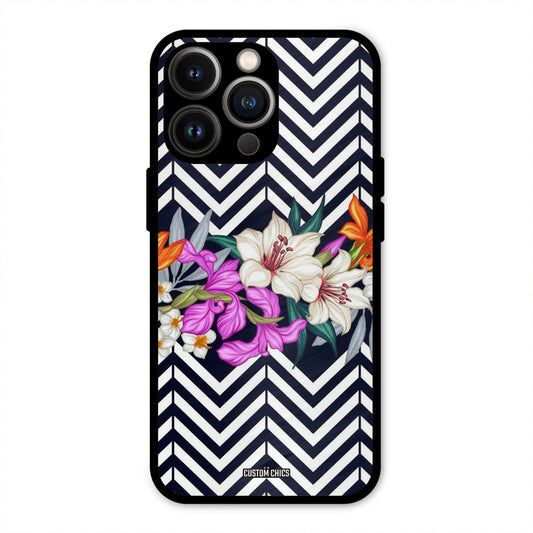 Pattern Flower iPhone 13 Pro Max Mobile Back Cover - Aesthetic PrintShield Case