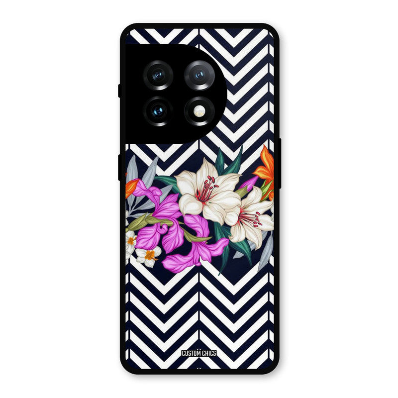 Pattern Flower OnePlus 11 Mobile Back Cover - Aesthetic PrintShield Case