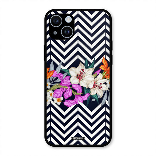 Pattern Flower iPhone 14 Mobile Back Cover - Aesthetic PrintShield Case