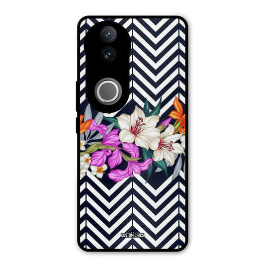 Pattern Flower Vivo V50 Mobile Back Cover - Aesthetic PrintShield Case