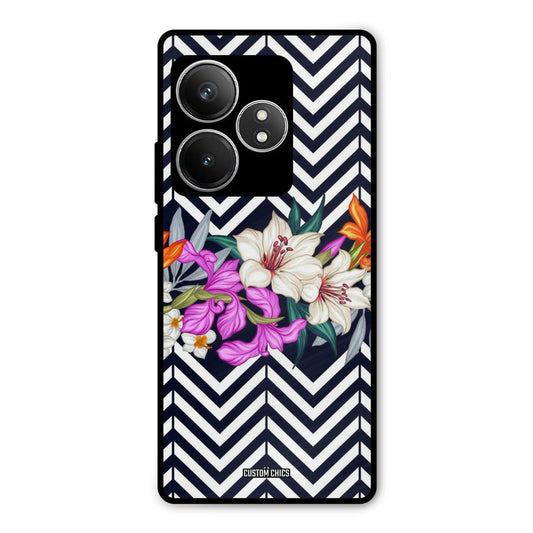 Pattern Flower Realme GT 6T Mobile Back Cover - Aesthetic PrintShield Case