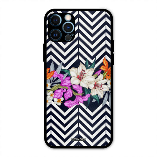 Pattern Flower IPhone 12 Pro Mobile Back Cover - Aesthetic PrintShield Case