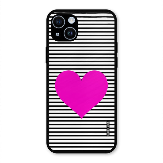 Pattern heart iPhone 14 Mobile Back Cover - Aesthetic PrintShield Case