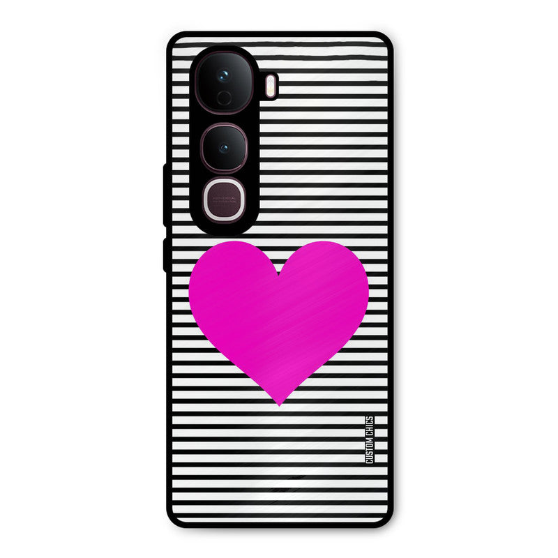 Pattern heart Vivo Y400 Pro Mobile Back Cover - Aesthetic PrintShield Case