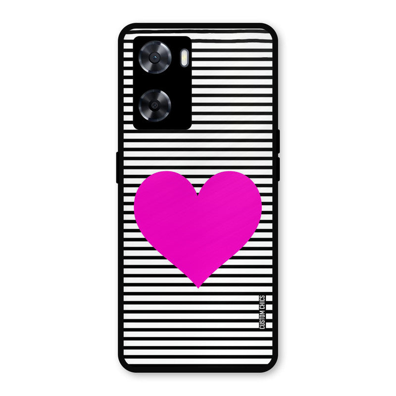 Pattern heart Oppo A57 2022 Mobile Back Cover - Aesthetic PrintShield Case