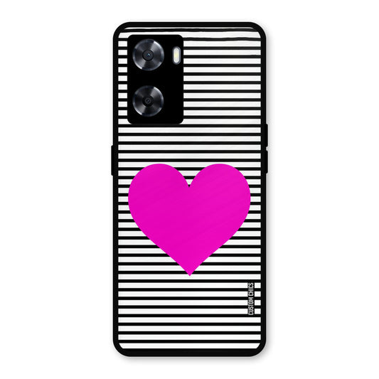 Pattern heart Oppo A57 2022 Mobile Back Cover - Aesthetic PrintShield Case