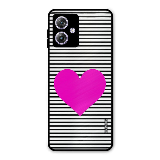 Pattern heart Moto G54 Mobile Back Cover - Aesthetic PrintShield Case