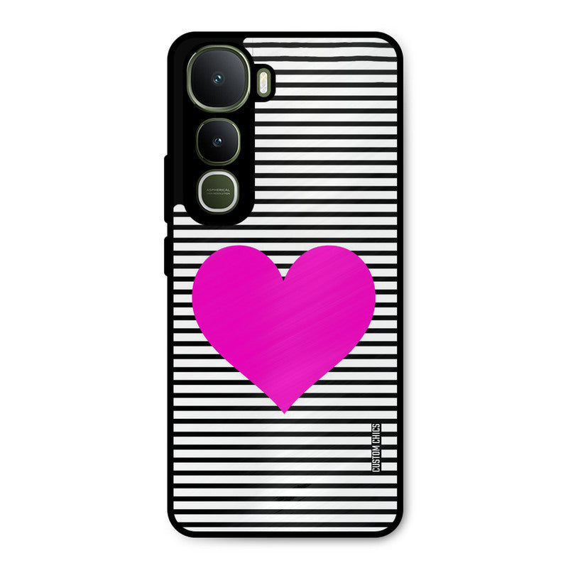 Pattern heart Vivo Y400 Mobile Back Cover - Aesthetic PrintShield Case