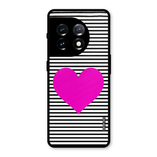 Pattern heart OnePlus 11 Mobile Back Cover - Aesthetic PrintShield Case