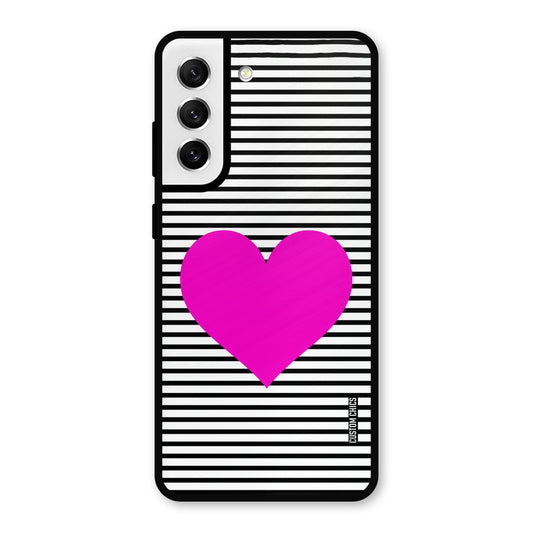 Pattern heart Samsung Galaxy S21 FE 5G Mobile Back Cover - Aesthetic PrintShield Case