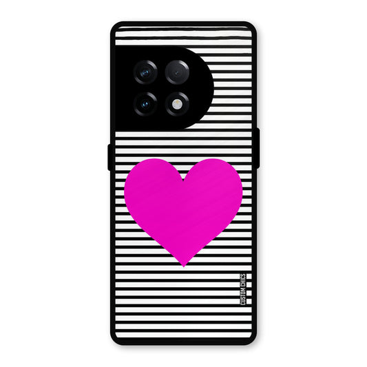 Pattern heart OnePlus 11R Mobile Back Cover - Aesthetic PrintShield Case