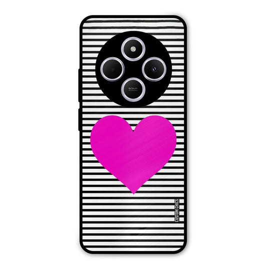 Pattern heart Poco C75 Mobile Back Cover - Aesthetic PrintShield Case