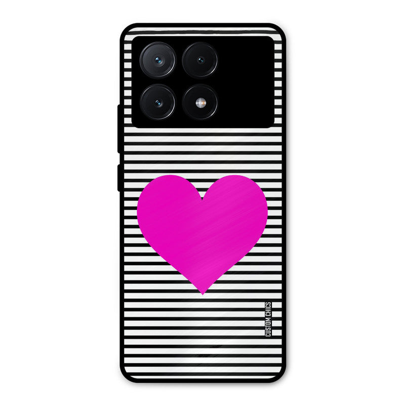 Pattern heart Poco X6 Pro Mobile Back Cover - Aesthetic PrintShield Case