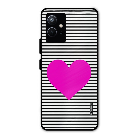 Pattern heart Vivo Y75 5G Mobile Back Cover - Aesthetic PrintShield Case