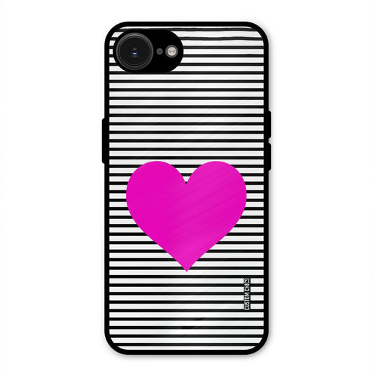 Pattern heart iPhone 16e Mobile Back Cover - Aesthetic PrintShield Case
