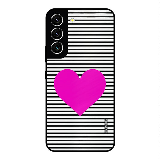 Pattern heart Samsung Galaxy S22 Mobile Back Cover - Aesthetic PrintShield Case