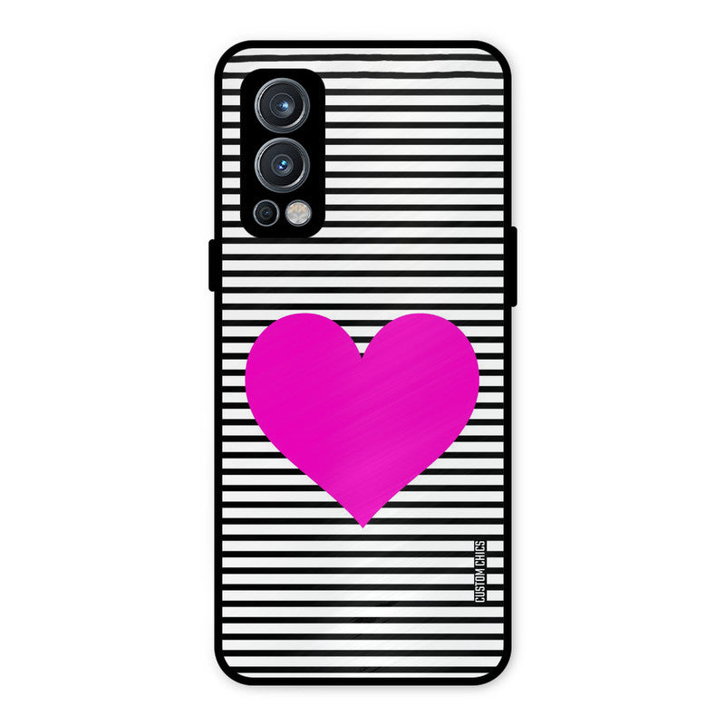 Pattern heart OnePlus Nord 2 5G Mobile Back Cover - Aesthetic PrintShield Case