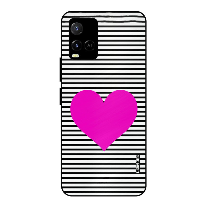 Pattern heart Vivo Y33s Mobile Back Cover - Aesthetic PrintShield Case