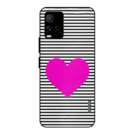 Pattern heart Vivo Y33s Mobile Back Cover - Aesthetic PrintShield Case