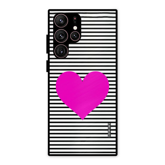 Pattern heart Samsung Galaxy S22 Ultra Mobile Back Cover - Aesthetic PrintShield Case