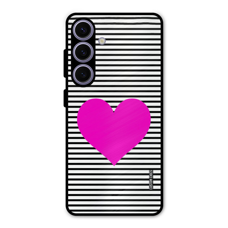 Pattern heart Samsung Galaxy S24 Mobile Back Cover - Aesthetic PrintShield Case