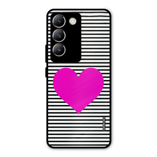 Pattern heart Vivo Y200e Mobile Back Cover - Aesthetic PrintShield Case