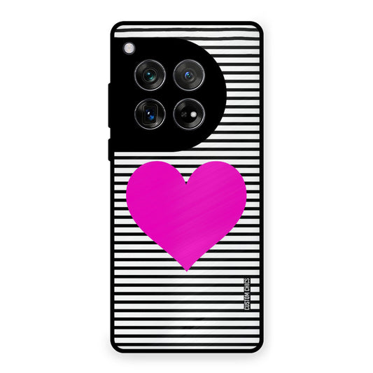 Pattern heart OnePlus 12 Mobile Back Cover - Aesthetic PrintShield Case